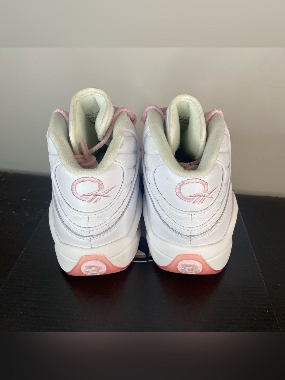 Reebok Question Mid “Pink Toe” Size 10 - Picture 8 of 10